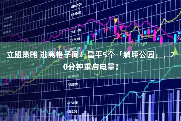 立盟策略 逃离格子间！昌平5个「躺坪公园」，20分钟重启电量！