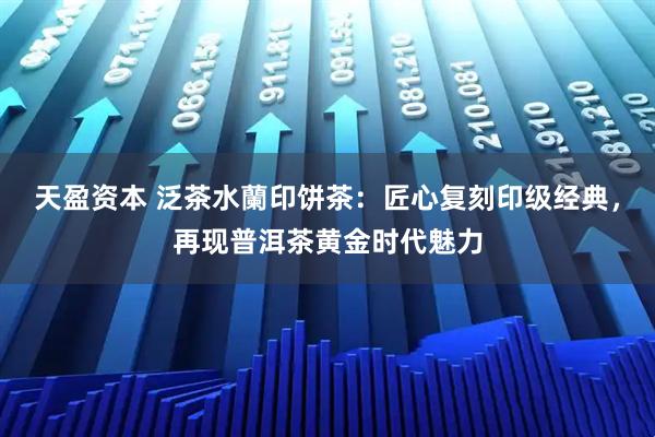 天盈资本 泛茶水蘭印饼茶：匠心复刻印级经典，再现普洱茶黄金时代魅力